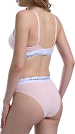 2er-Pack Damen-Triangel-Bralette mit elastischem Unterbrustband, geeignet für den täglichen Gebrauch, Isabelle G-202 F – Bild 3