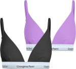 2er-Pack Damen-Triangel-Bralette mit elastischem Unterbrustband, geeignet für den täglichen Gebrauch, Isabelle G-202 M