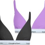 2er-Pack Damen-Triangel-Bralette mit elastischem Unterbrustband, geeignet für den täglichen Gebrauch, Isabelle G-202 M