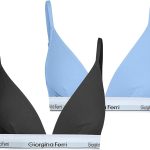 2er-Pack Damen-Triangel-BH mit elastischem Unterbrustband, geeignet für den täglichen Gebrauch, Isabelle G-202 N