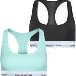 2er-Pack Sport-BH mit elastischem Unterbrustband für Damen, Lucy G-203 D