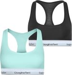 2er-Pack Sport-BH mit elastischem Unterbrustband für Damen, Lucy G-203 D