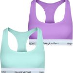 2er-Pack Sport-BH mit elastischem Unterbrustband für Damen, Lucy G-203 H