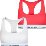 2er-Pack Damen-Sport-BH mit elastischem Bund Lucy G-203 K