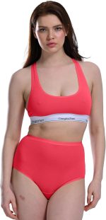 2er-Pack Damen-Sport-BH mit elastischem Bund Lucy G-203 K – Bild 3