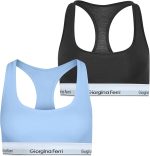 2er-Pack Sport-BH mit elastischem Unterbrustband für Damen, Lucy G-203 N, für den täglichen Gebrauch