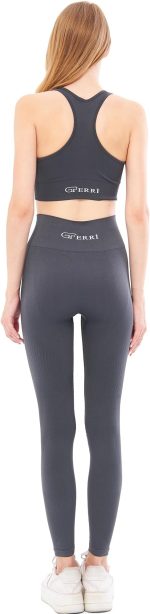 Hochtaillierte, flexible Leggings für Yoga, Laufen, Sport und Alltag von Chloe (G-401 B) – Bild 7