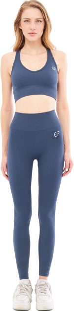 Hochtaillierte, flexible Leggings für Yoga, Laufen, Sport und Alltag von Chloe (G-401 C) – Bild 2