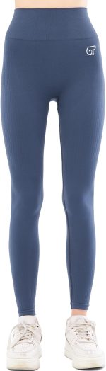 Hochtaillierte, flexible Leggings für Yoga, Laufen, Sport und Alltag von Chloe (G-401 C) – Bild 4