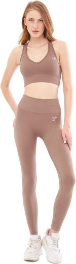 Hochtaillierte, flexible Leggings für Yoga, Laufen, Sport und Alltag von Chloe (G-401 E) – Bild 2