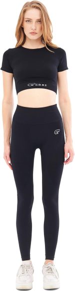 Hochtaillierte, flexible Leggings für Yoga, Laufen, Sport und Alltag Stella G-402 A – Bild 2