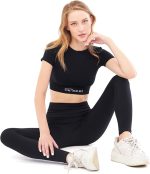 Hochtaillierte, flexible Leggings für Yoga, Laufen, Sport und Alltag Stella G-402 A – Bild 6