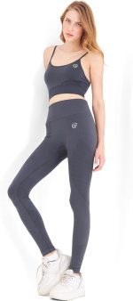 Hochtaillierte, flexible Leggings für Yoga, Laufen, Sport und Alltag Stella G-402 B – Bild 3