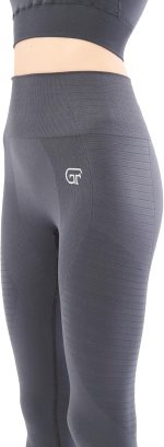 Hochtaillierte, flexible Leggings für Yoga, Laufen, Sport und Alltag Stella G-402 B – Bild 5