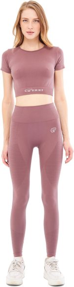 Mila GF-301 D – Weiches, flexibles Crop-Top für Yoga, Laufen, Sport und Freizeit. – Bild 4