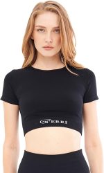 Mila GF-301 A – Weiches, flexibles Crop-Top für Yoga, Laufen, Sport und Freizeit.