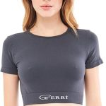 Mila GF-301 B – Weiches, flexibles Crop-Top für Yoga, Laufen, Sport und Freizeit.
