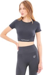 Mila GF-301 B – Weiches, flexibles Crop-Top für Yoga, Laufen, Sport und Freizeit. – Bild 3