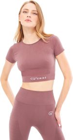 Mila GF-301 D – Weiches, flexibles Crop-Top für Yoga, Laufen, Sport und Freizeit. – Bild 2