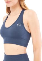 Weich strukturierter, flexibler Sport-BH für Yoga, Laufen, Sport und Alltag Helen GF-302 C – Bild 3