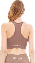 Weich strukturierter, flexibler Sport-BH für Yoga, Laufen, Sport und Alltag Helen GF-302 E – Bild 3