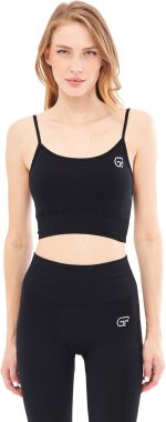 Hera GF-303 A Sport-BH mit weicher Textur und flexiblem Halt für Yoga, Laufen, Sport und Alltag.