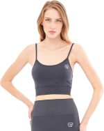 Hera GF-303 B Sport-BH mit weicher Textur und flexiblem Halt für Yoga, Laufen, Sport und Alltag.