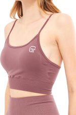 Hera GF-303 D Sport-BH mit weicher Textur und flexiblem Halt für Yoga, Laufen, Sport und Alltag. – Bild 2