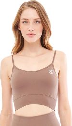 Hera GF-303 E Sport-BH mit weicher Textur und flexiblem Halt für Yoga, Laufen, Sport und Alltag.