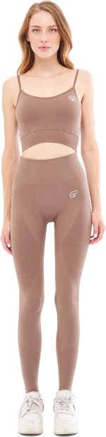 Hera GF-303 E Sport-BH mit weicher Textur und flexiblem Halt für Yoga, Laufen, Sport und Alltag. – Bild 3