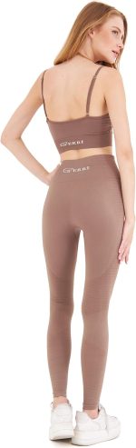 Hera GF-303 E Sport-BH mit weicher Textur und flexiblem Halt für Yoga, Laufen, Sport und Alltag. – Bild 4