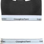 2-teiliges Set für Damen: Sport-BH und String-Tanga Bianca G-254 A