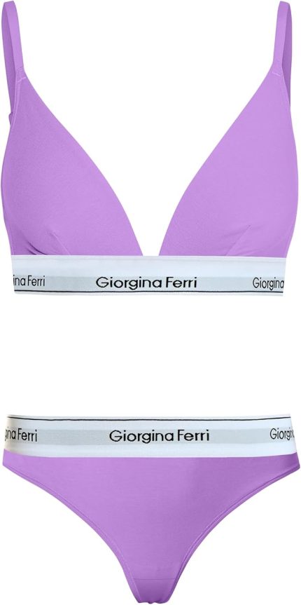 2-teiliges Set für Damen: Triangel-BH und String-Tanga Barbara G-255 F