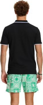 Premium Herren-Poloshirt Montero, Schwarz – Bild 5