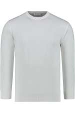 Hochwertiger Herren-Strickpullover Tomasso – Weiß – Bild 2