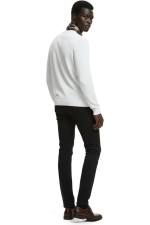 Hochwertiger Herren-Strickpullover Tomasso – Weiß – Bild 6