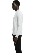 Hochwertiger Herren-Strickpullover mit halbem Rollkragen, Modell Gregorio – Weiß – Bild 6