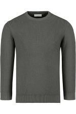 Premium-Baumwoll-Rippstrickpullover von Giordani – Khaki – Bild 2
