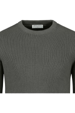 Premium-Baumwoll-Rippstrickpullover von Giordani – Khaki – Bild 5