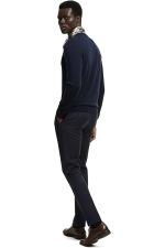 Hochwertiger Herren-Strickpullover Tomasso – Marineblau – Bild 5