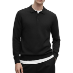 Hochwertiger Herren-Rollkragenpullover von Massimiliano – Schwarz