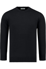 Hochwertiger Herren-Strickpullover Tomasso – Schwarz – Bild 2