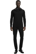 Hochwertiger Herren-Strickpullover Tomasso – Schwarz – Bild 5