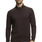 Hochwertiger Herren-Strickpullover Tomasso - Braun