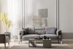 Diamond 3-Sitzer Schlafsofa- Grau – Bild 2