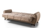 ASYA 3-Sitzer Schlafsofa Beige – Bild 4