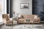 ASYA 3-Sitzer Schlafsofa Beige