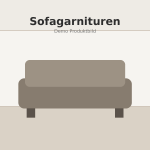 Moderne Sofagarnitur Milano
